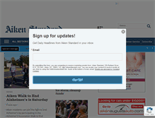Tablet Screenshot of aikenstandard.com